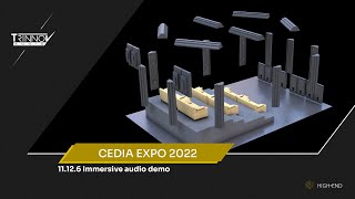 CEDIA Expo 2022 11126 Immersive Audio Demo [upl. by Adahs]