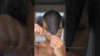 Time to cut it ✂️ bigchop naturalhairjourney [upl. by Nwahsyt]