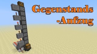 MinecraftTutorial GegenstandsAufzug Item Elevator mit Dropper PMT067 DE HD [upl. by Ettenel208]