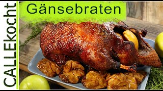 Perfekten Gänsebraten richtig zubereiten  Rezept für knusprige Gans [upl. by Lietman]