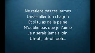 Amel Bent  Ne retiens pas tes larmes Paroles [upl. by Kauslick160]