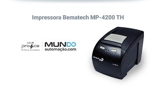 Impressora Bematech térmica MP4200 TH apresentação [upl. by Rozelle643]