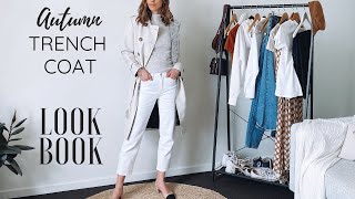 11 Trench Coat Outfit Ideas for Autumn Spring 2020  LOOKBOOK [upl. by Tseng]