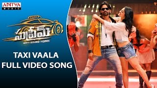 Taxi Vaala Full Video Song  Supreme Full Video Songs  Sai Dharam Tej Raashi Khanna [upl. by Eintrok408]