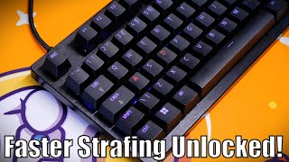 The Razer Huntsman V3 Pro is even better at strafing now Razer Snap Tap [upl. by Einyaj]