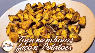 Topinambours façon Potatoes  Recette Facile et Rapide [upl. by Enoed747]