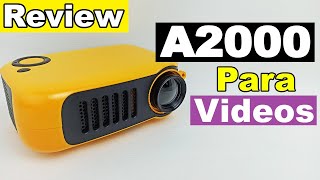 Mini PROYECTOR para PELÍCULAS y Videos TRANSJEE A2000  Venta Mini Proyectores en Colombia [upl. by Edecrem]