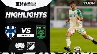 HIGHLIGHTS  Rayados 02 Austin FC  Leagues Cup 2024  TUDN [upl. by Letta657]