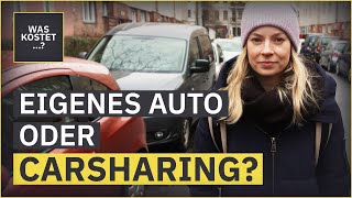 Ist CARSHARING günstiger als ein EIGENES AUTO 🚗  WAS KOSTET  MDR REUPLOAD [upl. by Milton673]