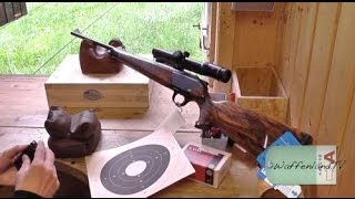 Shooting a Blaser R 8 caliber 93x62 [upl. by Rann555]