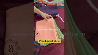 Linen Fabric  120 count linen  Bhagalpuri Fabrics  Handloom clothes linen linenfabric [upl. by Pete407]