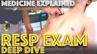 Respiratory Examination Explained  Clinical Skills Deep Dive  Medical School Revision  Dr Gill [upl. by Johm]