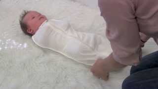 How to use the Woombie Baby Swaddle Demo [upl. by Giesecke5]