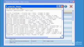 UpdateStar KeyFinder video tutorial [upl. by Nylesoj]