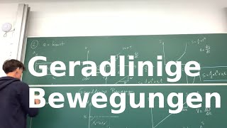 Geradlinige Bewegungen [upl. by Okime]