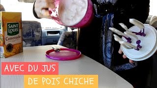 Test Cuisine Faire des BLANCS EN NEIGE SANS ŒUFS et SANS ELECTRICITÉ [upl. by Komarek239]