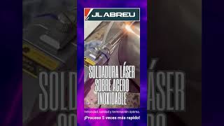 Soldadura láser 5x más rápida que la convencional tecnologia [upl. by Suk]