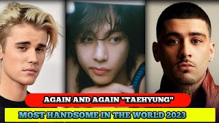 LATEST Kim taehyung returns as the worlds handsomest man in 2023 Beating Hollywood Celebrities [upl. by Holton709]