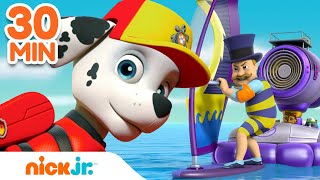 PAW Patrol Sea Patrol Rescues 🌊 w Rocky Zuma amp Skye  30 Minute Compilation  Nick Jr [upl. by Dez818]