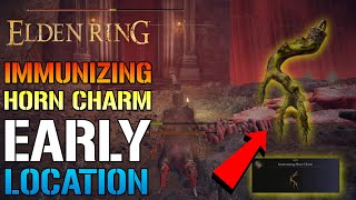 Elden Ring How To Get Immunizing Horn Charm EARLY Slow Down Rot amp Poison Location amp Guide [upl. by Atiner]