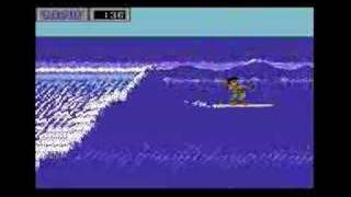 C64 California Games Surfing  100 [upl. by Tdnaltroc]