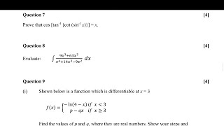 ISC MATHS SPECIMEN QUESTION PAPER 2024 FULL VIDEO SOLUTION PART 2 [upl. by Ahsuas461]