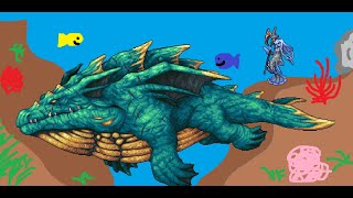 PreHardmode Anahita and Leviathan  Terraria Calamity Mod [upl. by Atiuqahs90]