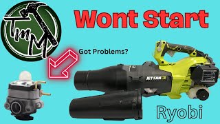 Fix Your Ryobi Jetfan Leaf Blower Ry25axb Now [upl. by Benedikta]