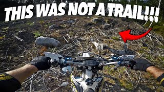 First Ride Back On The Bike Since The Crash And Got Lost Husqvarna FE 450 [upl. by Mchenry]