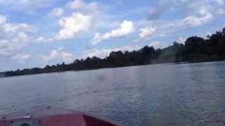 Boat ride up the Tombigbee River [upl. by Aloeda]