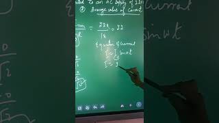 Alternating current Sinusoidal wavesNumericals [upl. by Glynnis485]