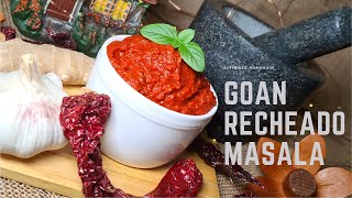 GOAN RECHEADO MASALA  Recheado Masala  Rechaad Masala Recipe  How To Make Goan Rechead Masala [upl. by Ayamat]