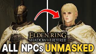 ELDEN RING All DLC NPC Faces without Helmets UNMASKED [upl. by Manbahs]