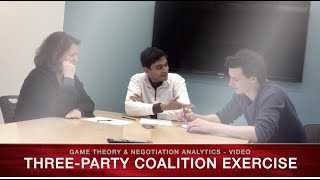 Negotiation RolePlay ThreeParty Coalition Exercise  Game Theory amp Negotiation Analytics [upl. by Llerroj]