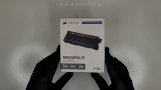 Corsair MP600 PRO LPX Gen 4 SSD 2TB PS5  Unboxing amp Review [upl. by Assylem]