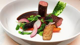 Beautiful Lamb Recipe Fine Dining Fillet Tongue Sweetbreads [upl. by Goodson]