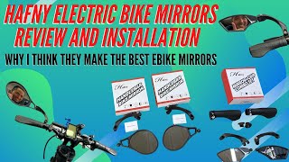 Best Electric Bike Mirror Hafny Review amp Installation Tips on Lectric XP Plus Ebike Tool Tips [upl. by Blunk406]