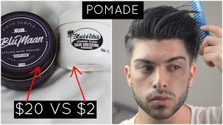 Mens Hair  2 vs 20 Product Pomade [upl. by Torr]