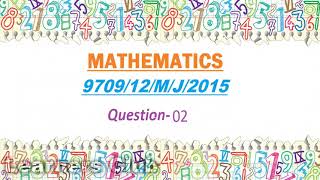 970912MJ2015  Question 02 [upl. by Jonas]