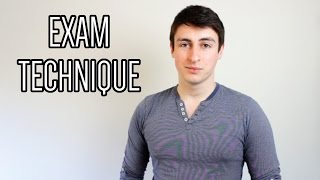 Exam technique  Runup to exams [upl. by Ennovy]