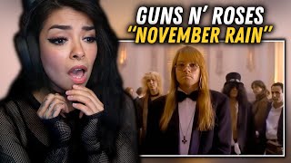 WHAT A BALLAD  First Time Hearing Guns N Roses  quotNovember Rainquot  REACTION [upl. by Alleusnoc]