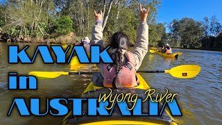 Kayaking in AustraliaWyong River  Ravi Ramita [upl. by Koralie]