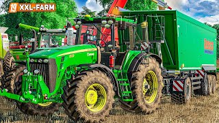 LS19 XXL Farm 2 47 TONNEN Soja ernten und verkaufen Bester Tag auf dem Hof  FARMING SIMULATOR [upl. by Sivra]