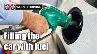 How To Fill Up a Car with Fuel petrol  diesel UK [upl. by Enelehs]