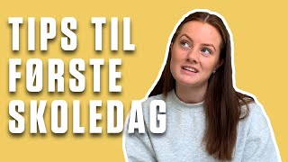 TIPS TIL FØRSTE SKOLEDAG PÅ FOLKEHØGSKOLE [upl. by Adim241]