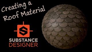 Creating a Roof Material in Substance Designer [upl. by Nisa702]