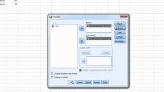 SPSS Video 10  Obtaining Odds Ratio amp Relative Risk In SPSS [upl. by Jerrol18]