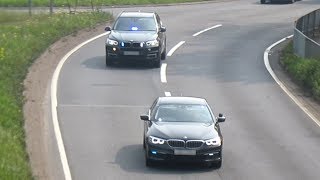 Hampshire Police  Unmarked Driver Training Units  BMW 530i amp BMW X5 [upl. by Adnilemreh]