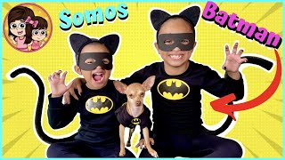 NOS CONVERTIMOS EN BATMAN  Las Leoncitas Kids [upl. by Rattan62]