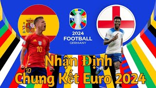 Tây Ban Nha vs Anh Chung Kết Euro 2024  Ai Sẽ Hưởng Niềm Vui Chiến Thắng [upl. by Akiehs]